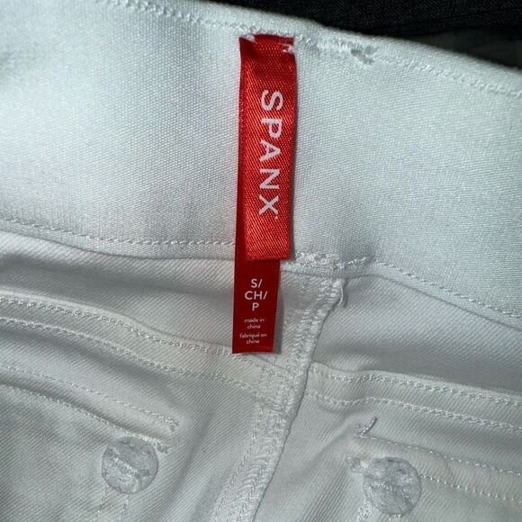 SPANX Stretch Twill Cropped Wide Leg Pants Women’s Size Small - Picture 7 of 11